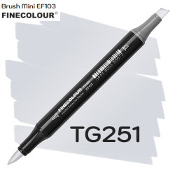 Маркер Finecolour Brush mini, TG251 Серый тонер №1 
