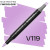 Маркер Finecolour Brush mini, V119 Светлый фиолетовый 