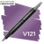 Маркер Finecolour Brush mini, V121 Тёмный фиолетовый 