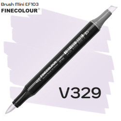 Маркер Finecolour Brush mini, V329 Бледный вереск 