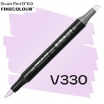 Маркер Finecolour Brush mini, V330 Вересковый 