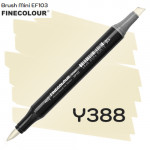 Маркер Finecolour Brush mini, Y388 Светлая известь 