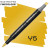 Маркер Finecolour Brush mini, Y5 Темно-желтый 