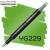 Маркер Finecolour Brush mini, YG229 Оттенок зеленого 