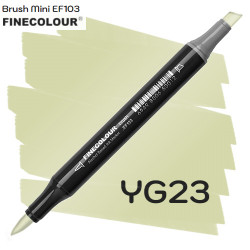 Маркер Finecolour Brush mini, YG23 Фисташковый 