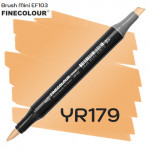 Маркер Finecolour Brush mini, YR179 Тосканский коричневый 