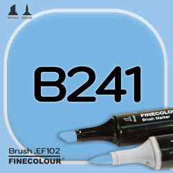 Маркер FINECOLOR Brush B241 Голубое небо
