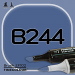 Маркер FINECOLOR Brush B244 Синяя волна