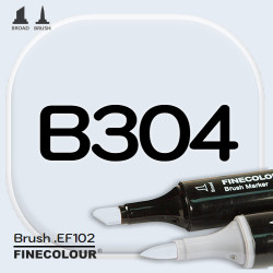Маркер FINECOLOR Brush B304 Бледно-серовато-синий