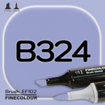 Маркер FINECOLOR Brush B324 Темно-красновато-синий