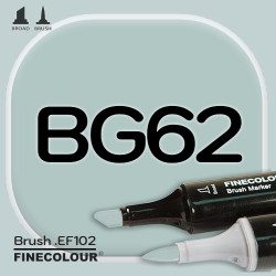 Маркер FINECOLOR Brush BG62 Оттенок зеленовато-серый