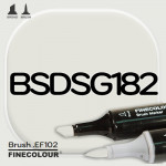 Маркер FINECOLOR Brush BSDSG182 BCDS серый №3