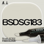 Маркер FINECOLOR Brush BSDSG183 BCDS серый №4