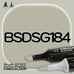 Маркер FINECOLOR Brush BSDSG184 BCDS серый №5