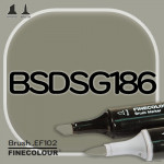 Маркер FINECOLOR Brush BSDSG186 BCDS серый №7