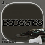 Маркер FINECOLOR Brush BSDSG189 BCDS серый №10