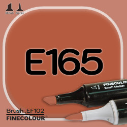 Маркер FINECOLOR Brush E165 Рыжеватый
