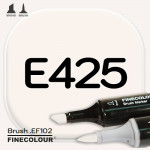 Маркер FINECOLOR Brush E425 Жемчужно-белый