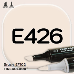 Маркер FINECOLOR Brush E426 Белый песок