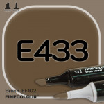 Маркер FINECOLOR Brush E433 Орех-пекан