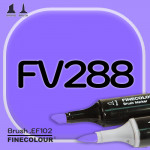 Маркер FINECOLOR Brush FV288 Флуоресцентный фиолетовый