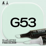 Маркер FINECOLOR Brush G53 Темный зеленый