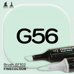 Маркер FINECOLOR Brush G56 Светло-зеленый оттенок