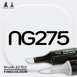 Маркер FINECOLOR Brush NG275 Нейтральный серый №1