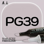 Маркер FINECOLOR Brush PG39 Пурпурно-серый №5