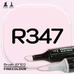 Маркер FINECOLOR Brush R347 Светло-розовый