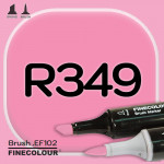 Маркер FINECOLOR Brush R349 Розовая бегония