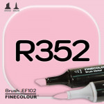 Маркер FINECOLOR Brush R352 Розовая роза