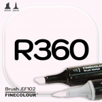 Маркер FINECOLOR Brush R360 Розовато-белый