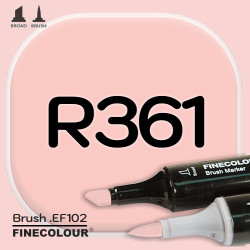 Маркер FINECOLOR Brush R361 Розовый лосось