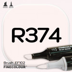 Маркер FINECOLOR Brush R374 Бледно-розовый