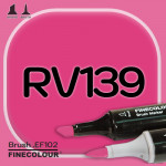 Маркер FINECOLOR Brush RV139 Глубокий малиновый