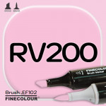 Маркер FINECOLOR Brush RV200 Мягкий розовый