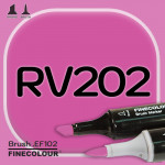 Маркер FINECOLOR Brush RV202 Ярко-розовый
