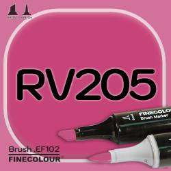 Маркер FINECOLOR Brush RV205 Пион