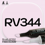 Маркер FINECOLOR Brush RV344 Розовый