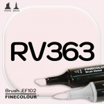 Маркер FINECOLOR Brush RV363 Бледно-розовый