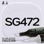 Маркер FINECOLOR Brush SG472 Оттеночный серый №1