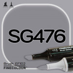 Маркер FINECOLOR Brush SG476 Оттеночный серый №5