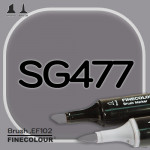 Маркер FINECOLOR Brush SG477 Оттеночный серый №6