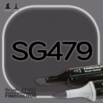Маркер FINECOLOR Brush SG479 Оттеночный серый №8