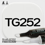Маркер FINECOLOR Brush TG252 Серый тонер №2