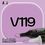 Маркер FINECOLOR Brush V119 Светлый фиолетовый