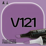 Маркер FINECOLOR Brush V121 Тёмный фиолетовый
