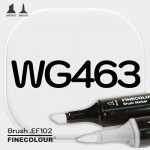 Маркер FINECOLOR Brush WG463 Теплый серый №1