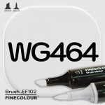 Маркер FINECOLOR Brush WG464 Теплый серый №2